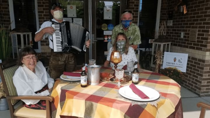 Porter Place Memory Care Special Dinner for Resident