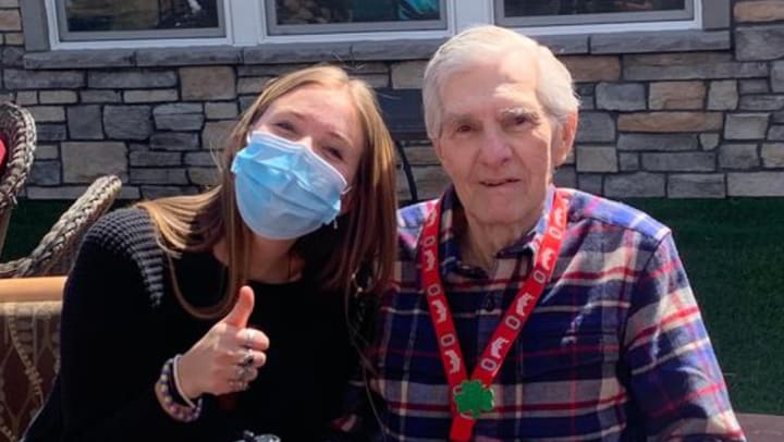 Chelsea Place Memory Care in Aurora, Colorado intergenerational visits
