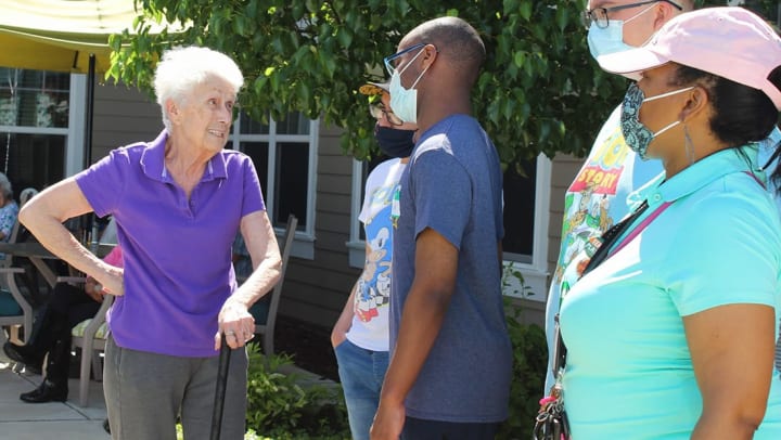 Grace Point Place Memory Care Oak Lawn Illinois Resident Golfer Shares Tips