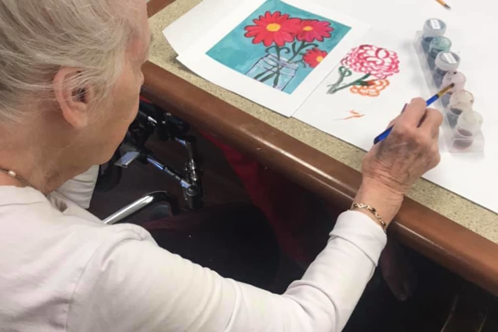 Resident painting