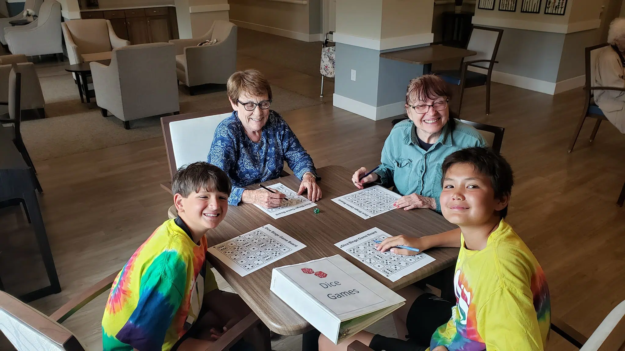 Intergenerational program at Cascade Creek