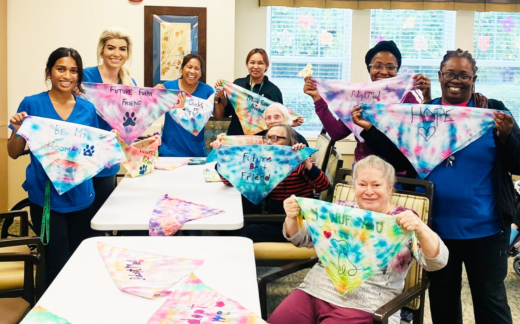 Emerald Place Memory Care charity project