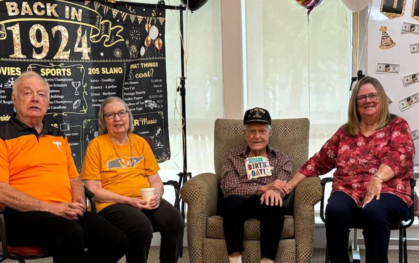 100th birthday celebration at Concord Place Memory Care