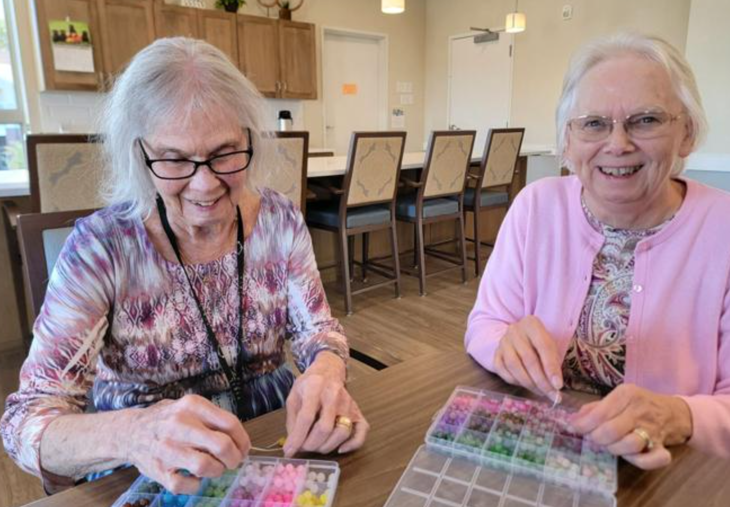 Cascade Creek Memory Care Holds a Bracelet Fundraiser for Hurricane Relief
