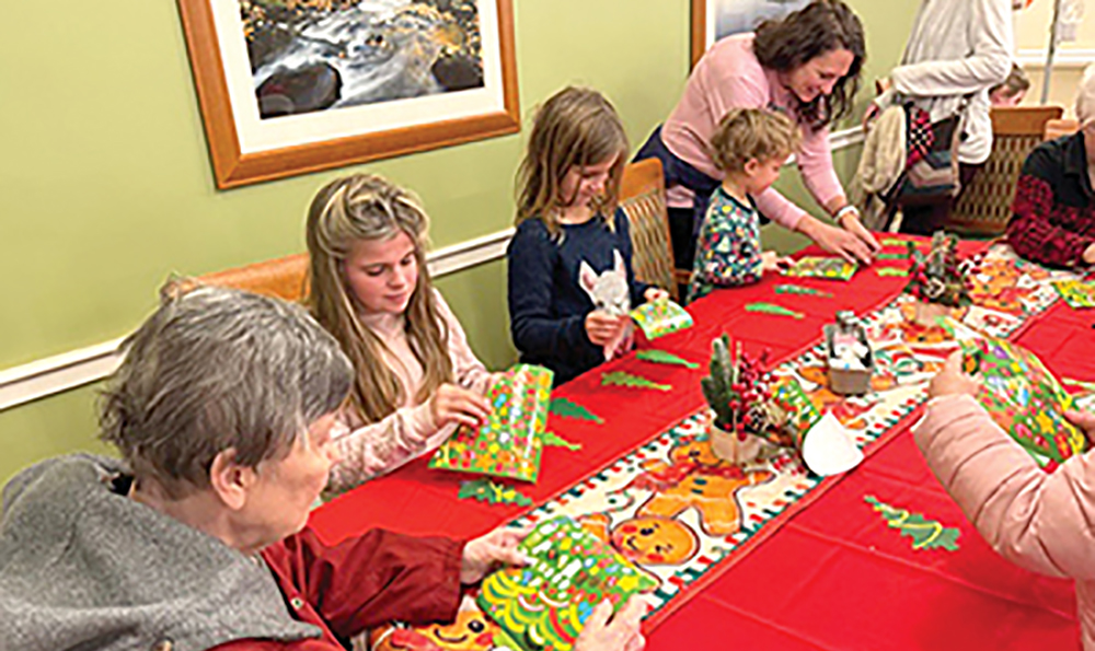 School children visit Concord Place Memory Care