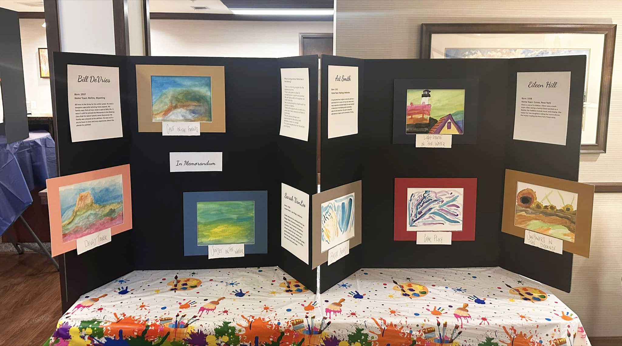 Highline Place Memory Care Resident Artwork