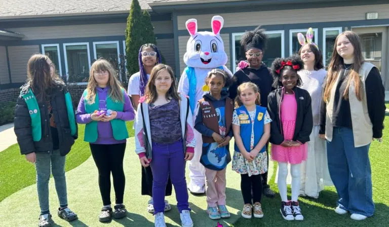 Easter event at Porter Place Memory Care in Tinley Park Illinois