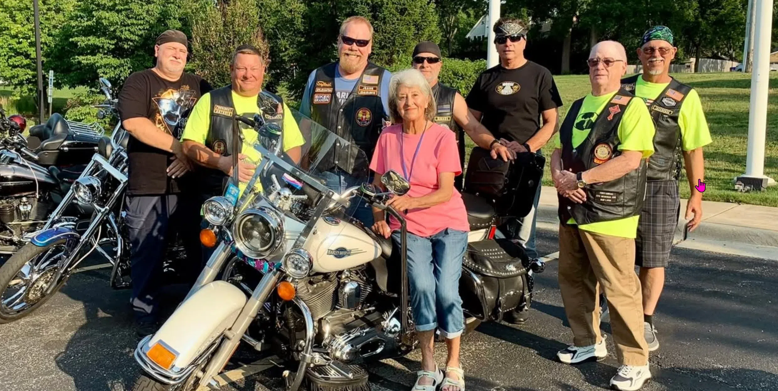 Churchill Place Memory Care Womens Motorcyle Month Event