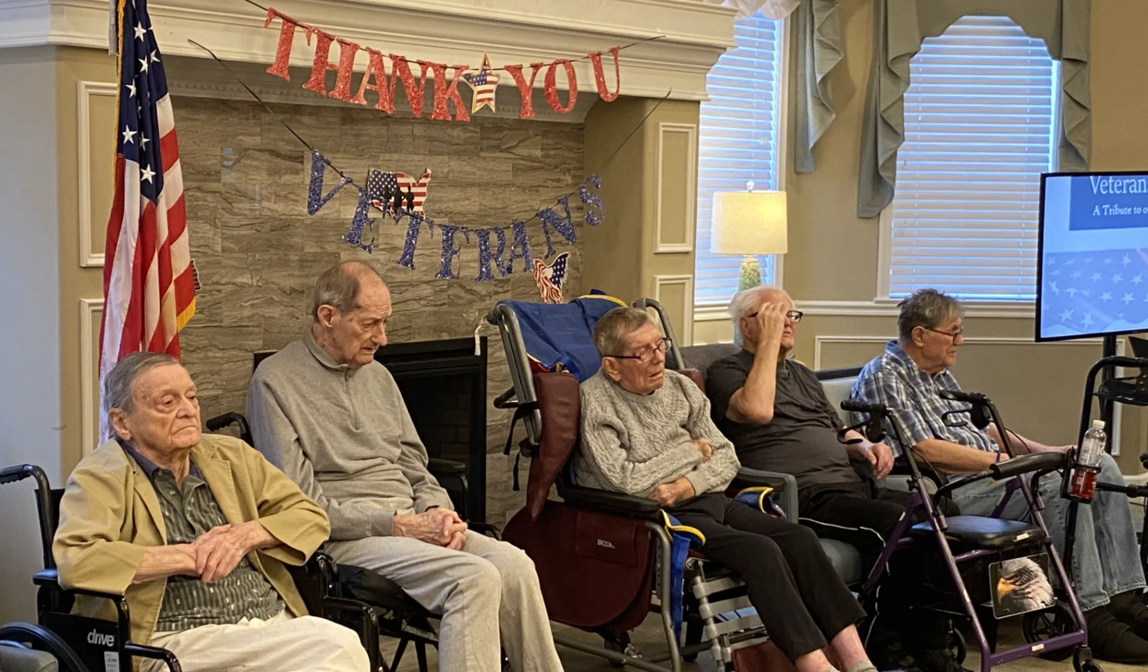 Franklin Place Memory Care Honors Eight Veterans