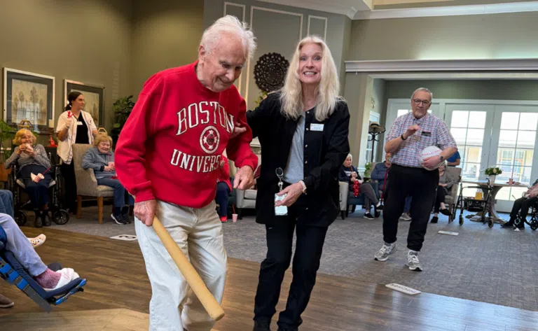 Liberty Place Memory Care celebrates baseball season with an adapted game of their own